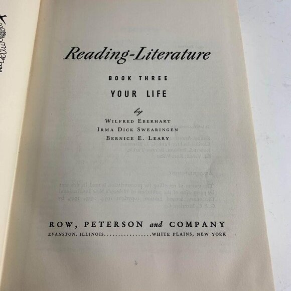 1950 Reading-Literature Book Three Your Life Book - Picture 3 of 7
